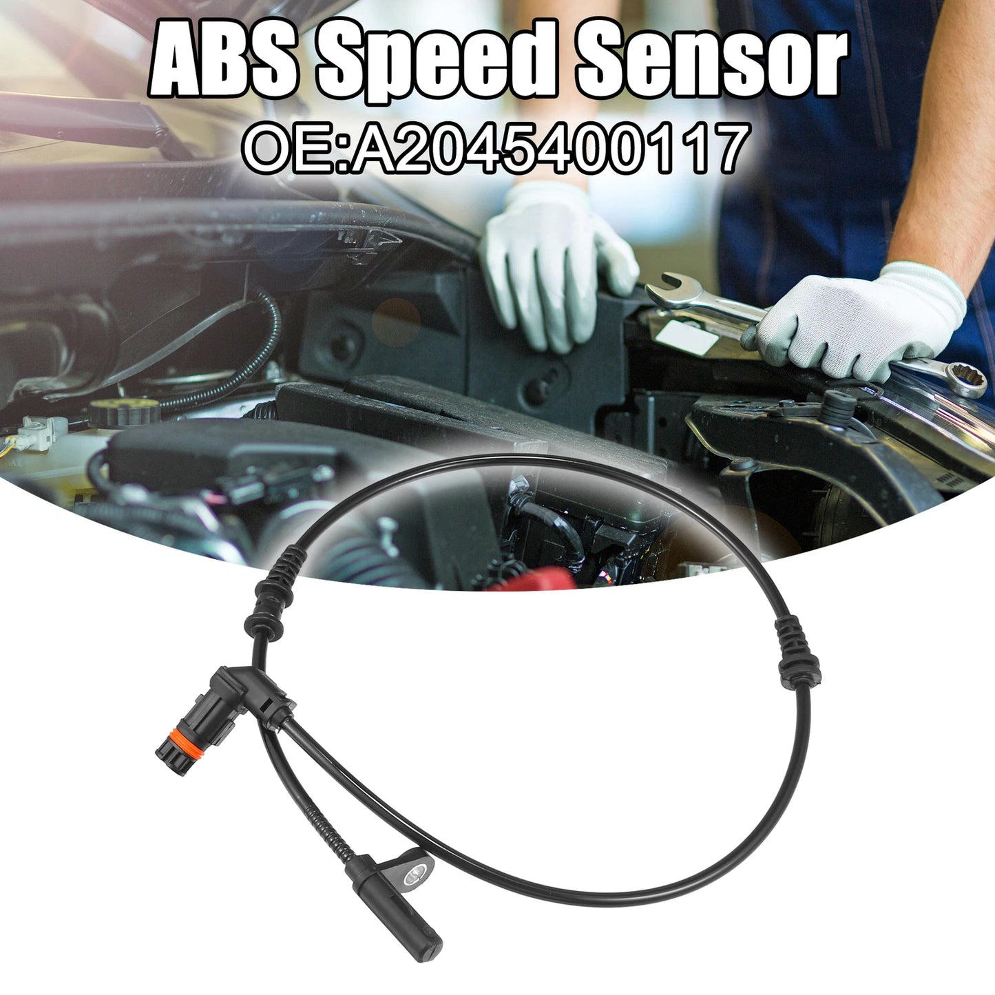 Front Left Right ABS Sensor for Mercedes-Benz C300 (2008–2011) No.A2045400117