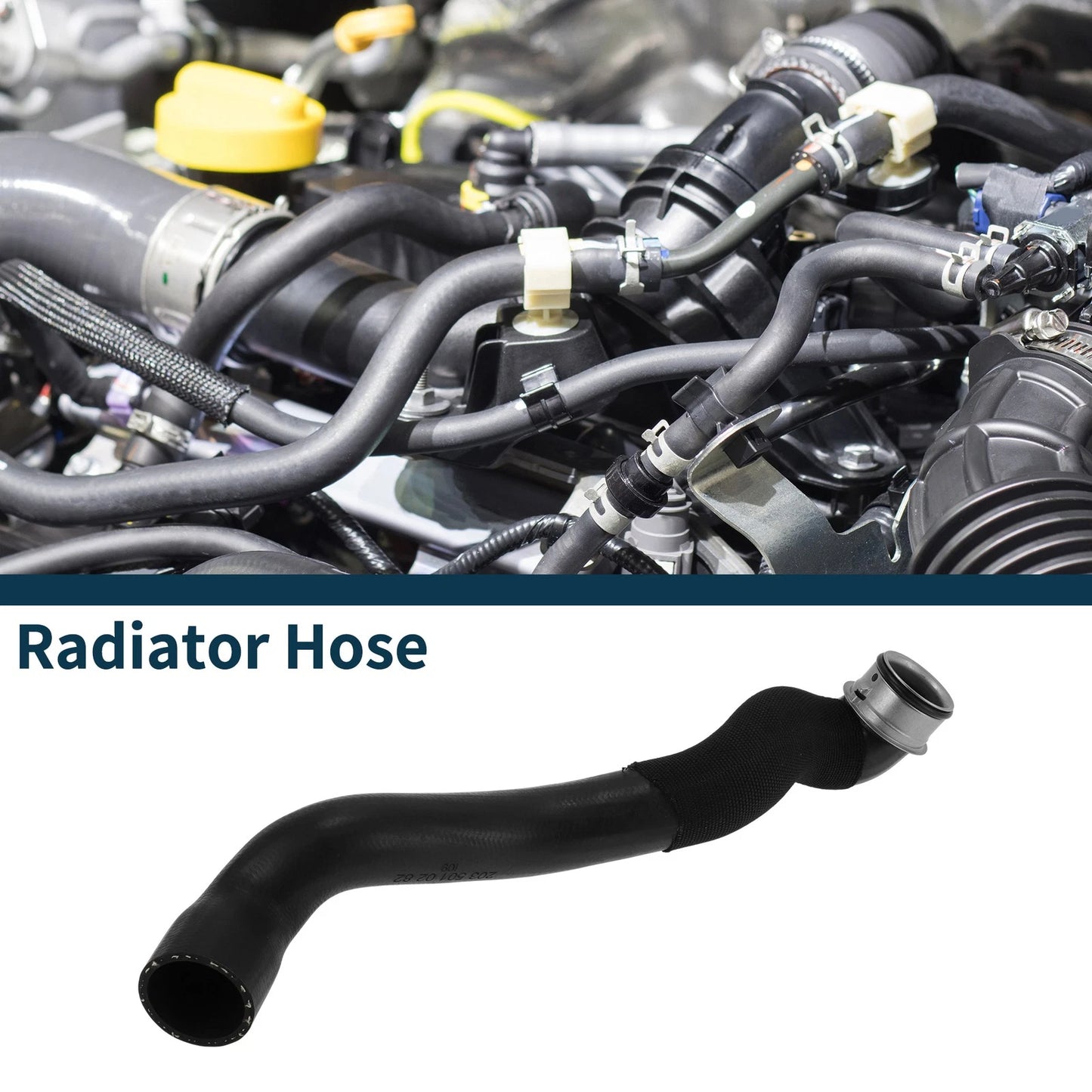 Radiator Hose for Mercedes-Benz C-Klasse W203 C240 (2001–2007) No. 2035010282