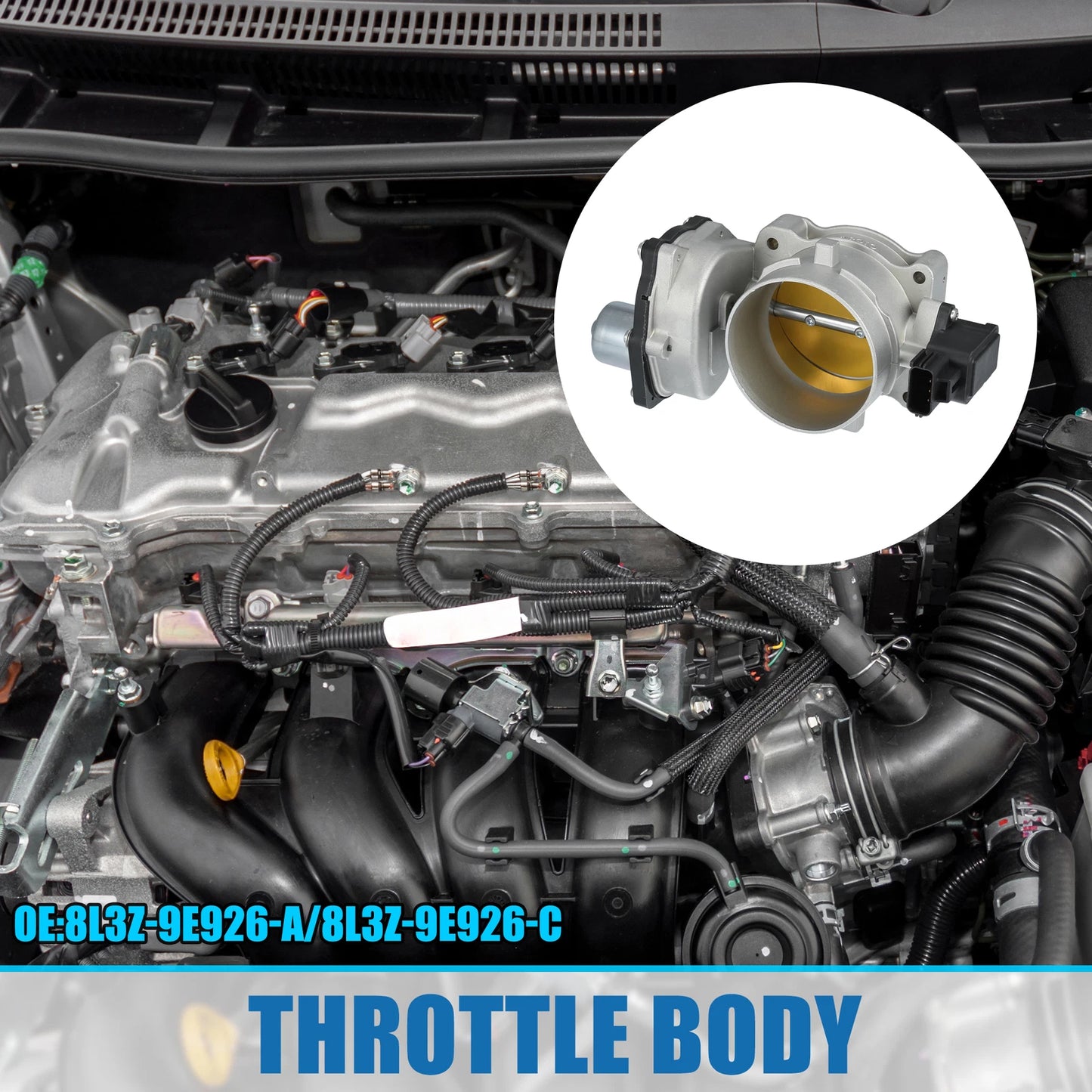 Set of 1 Throttle Body Actuator No.8L3Z9E926A for Lincoln Mark LT (2006–2008)