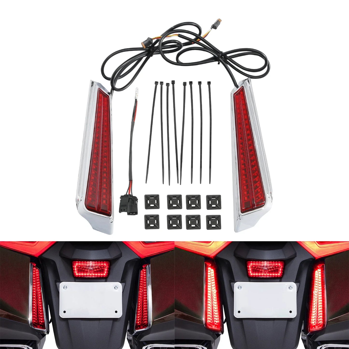 Rear LED Filler Panel Lights for Honda Gold Wing 1800 (2018 - 2025)