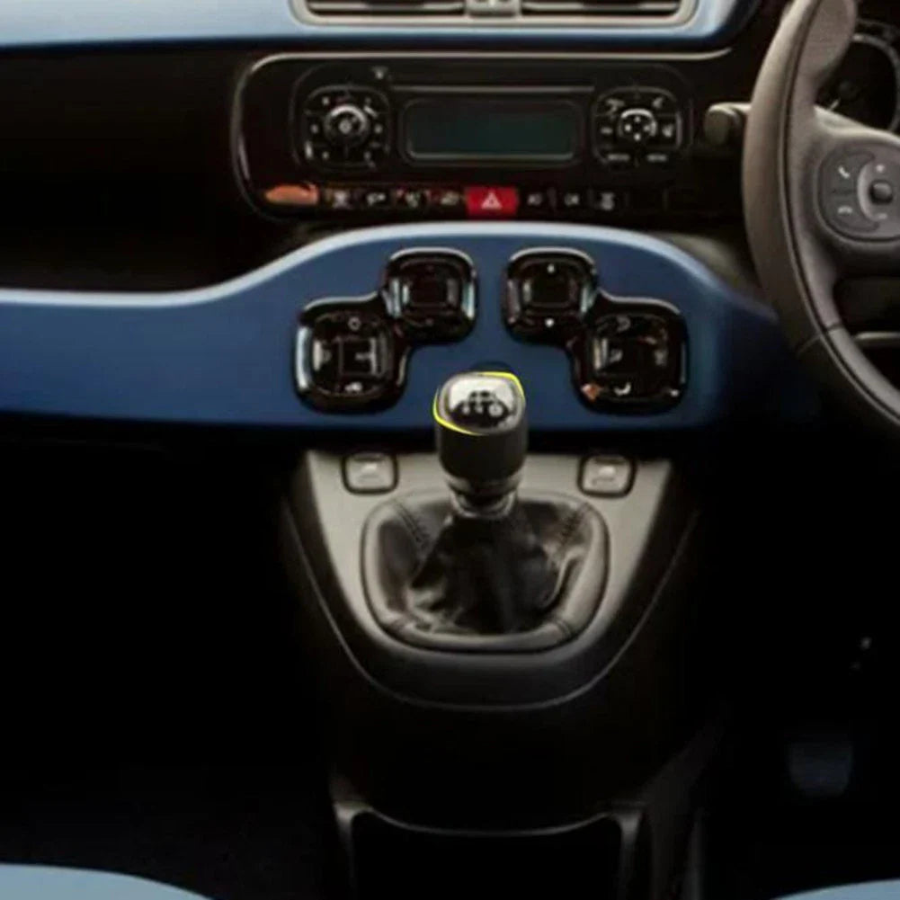 Gear Shift Knob Cover 5 Speed for Fiat Panda
