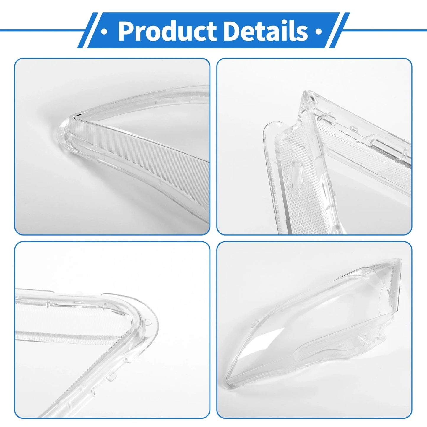 Car Front Left Headlight Lens Cover for Honda CR-V (2007-2011)