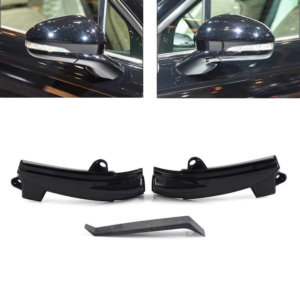 2X LED Dynamic Turn Signal Light Side Mirror Indicator for Ford Fiesta (2019–2023)