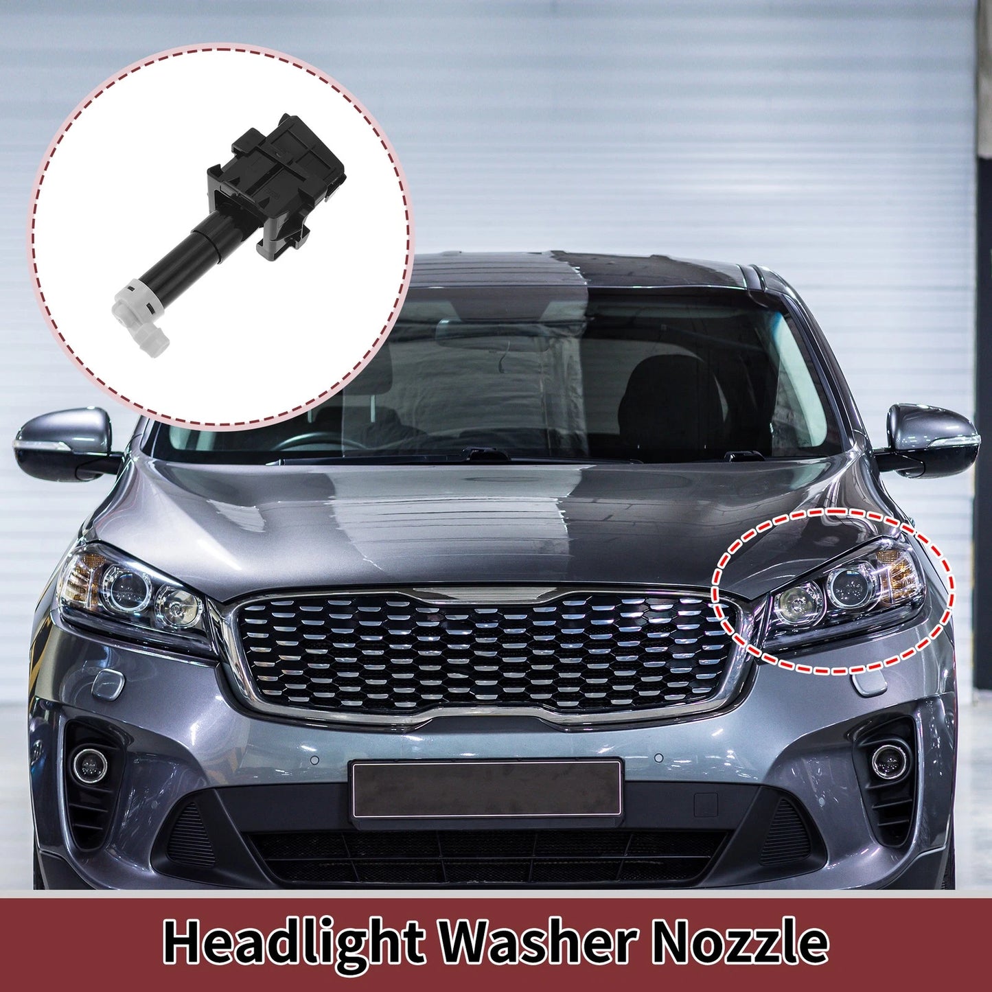 Front Driver Side Headlight Washer Nozzle for Lexus RX350 (2007–2015) No.8520848060