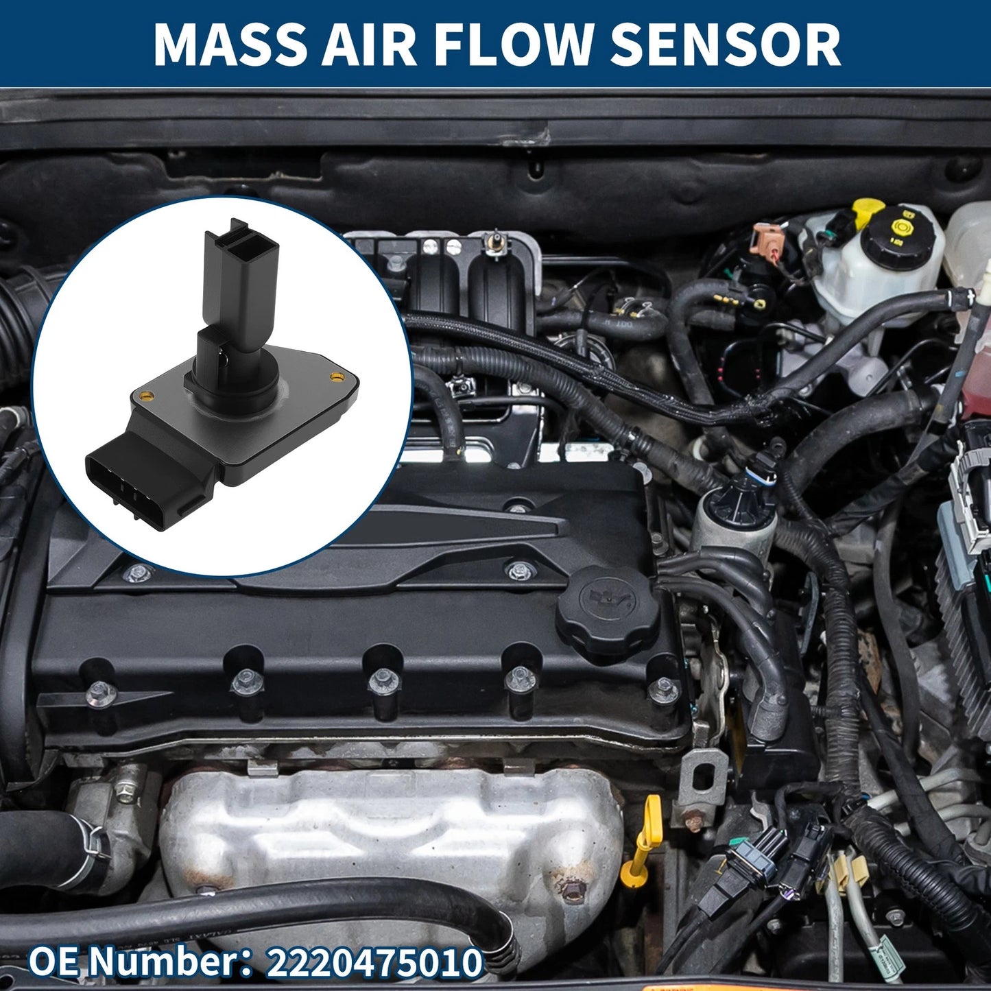 Mass Air Flow Sensor Meter No. 2220475010 for Toyota Tacoma (1997–2004)