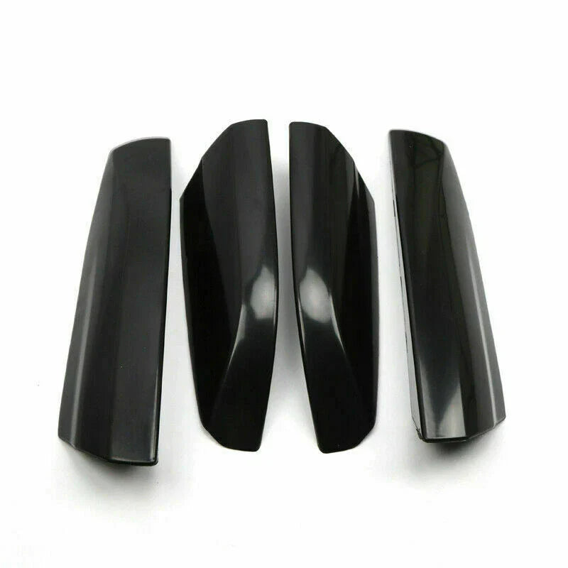 4x Glossy Black Roof Rack Cover Rail End Shell for Toyota Highlander