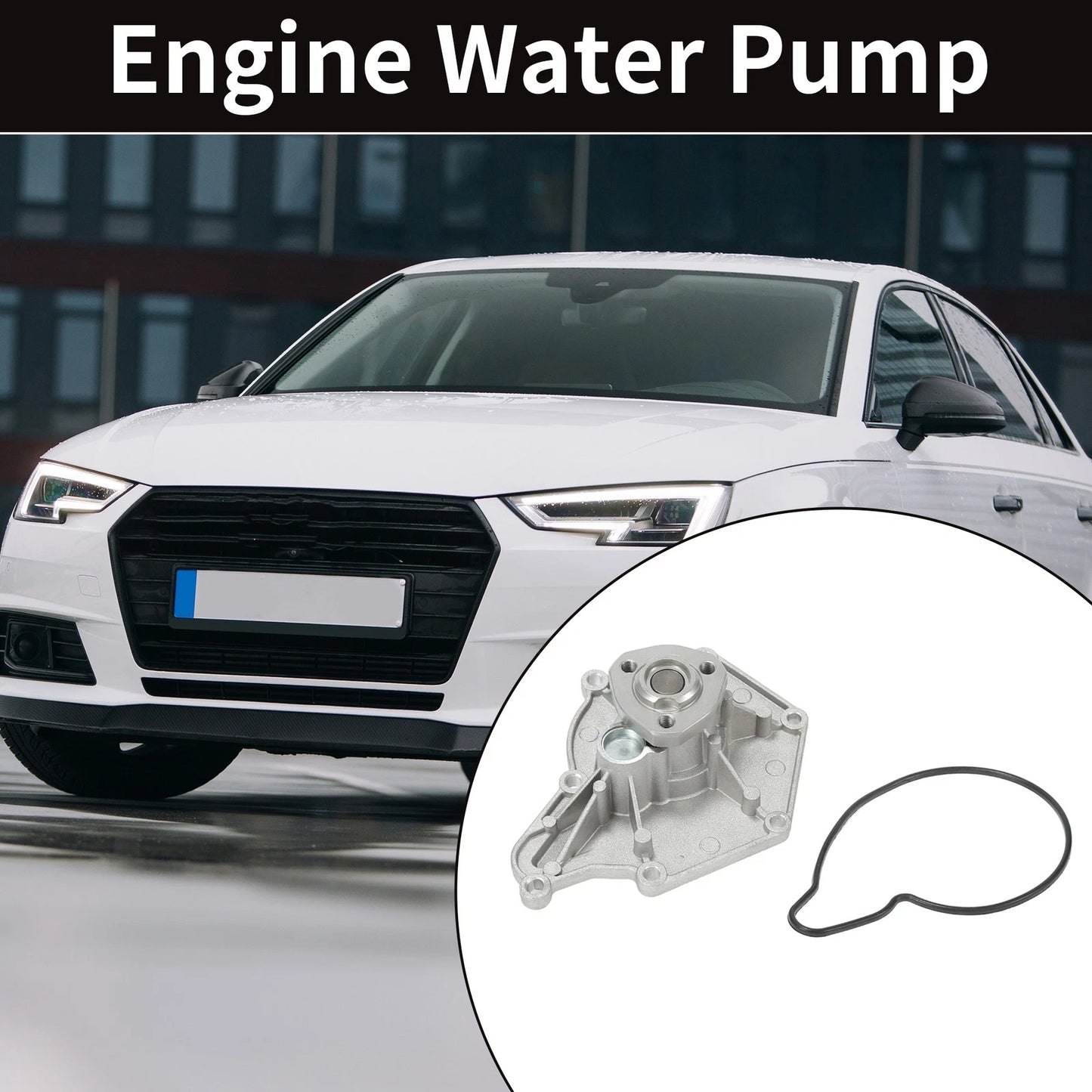 Water Pump with Gasket Kit for Audi A4 (2006–2008) No. 06E121018D/95510603310