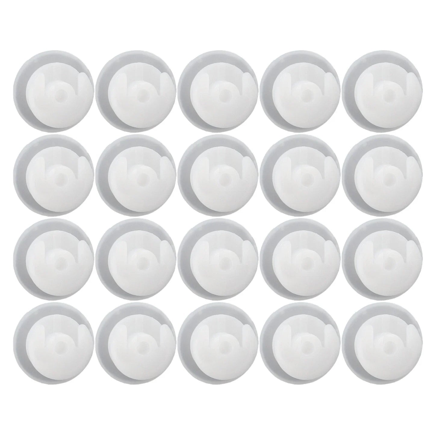 Car Clips / 20Pcs / White Panel Retainer Trim With Washers