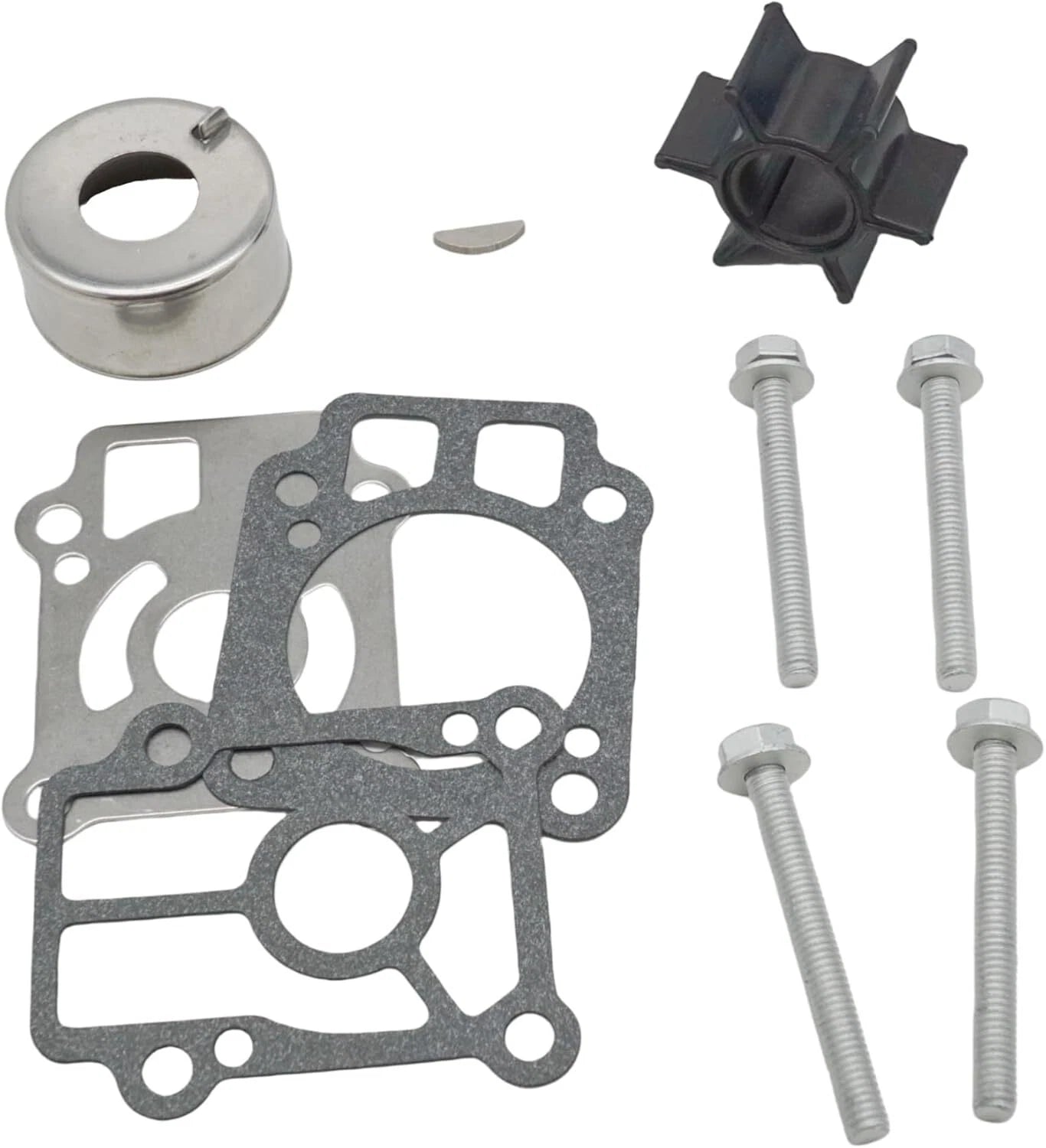 Water Pump Impeller Kit for Tohatsu Outboard 25-30 HP (2-Stroke)