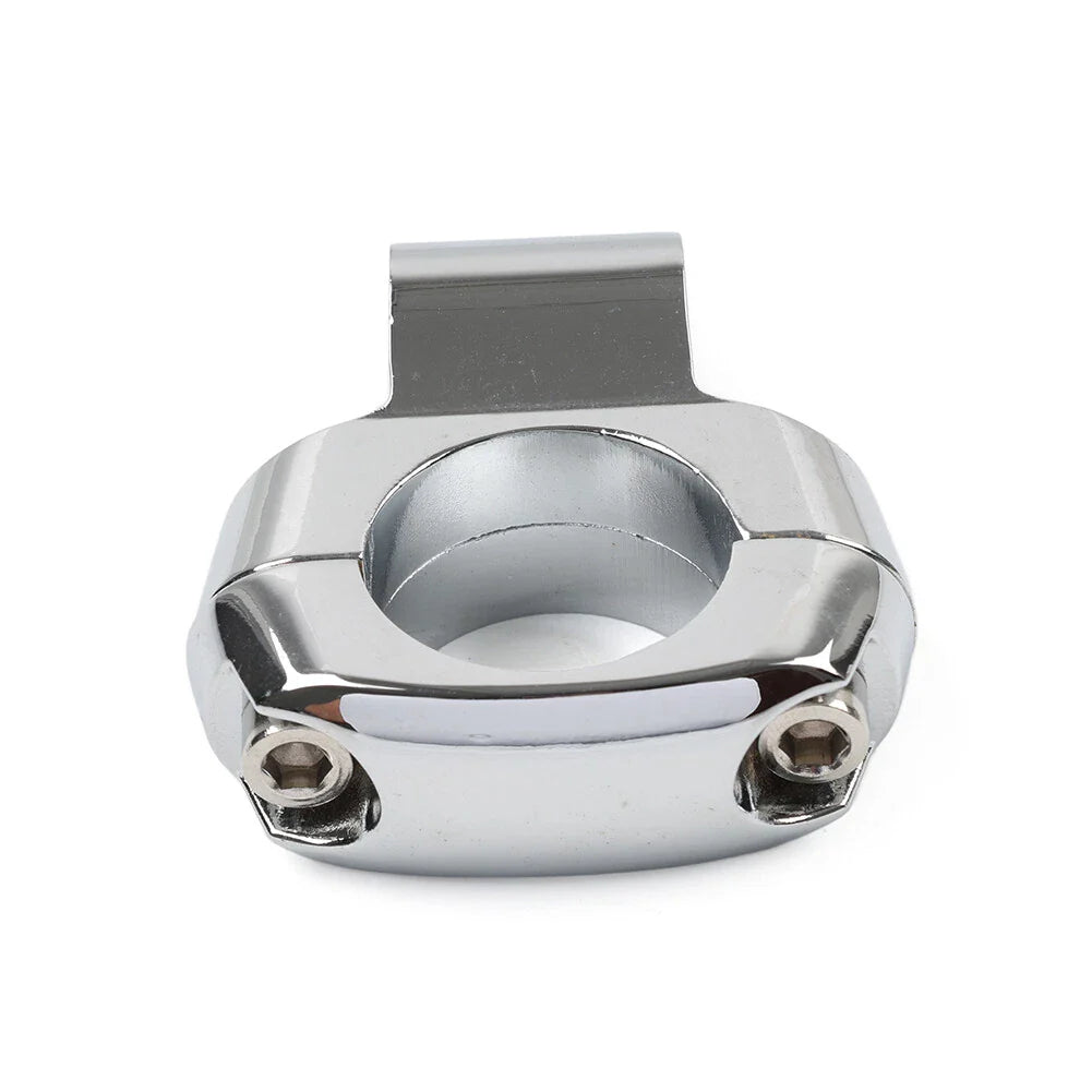 Handlebar Mirror Mount Clamp for Harley Dyna Fatboy