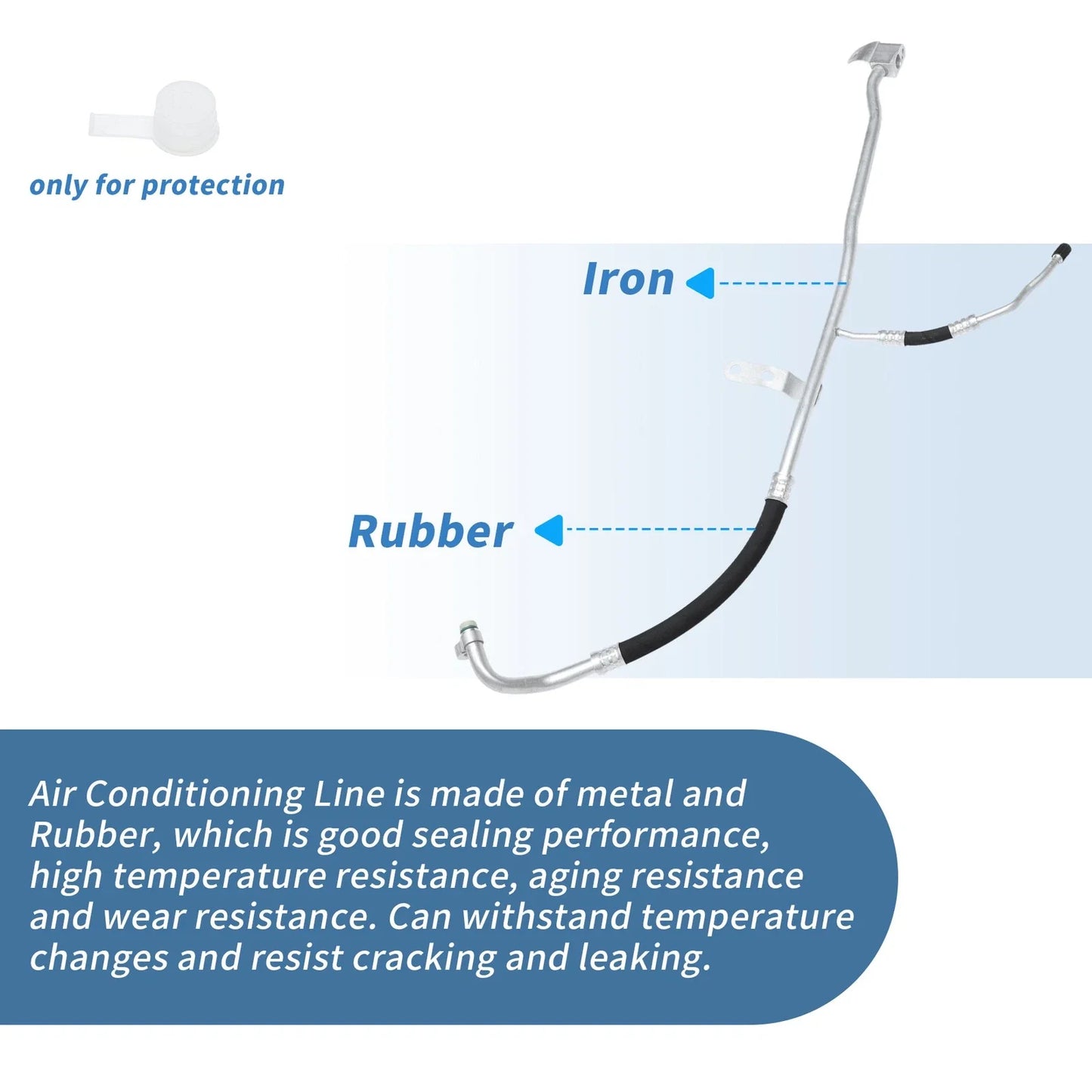 A/C Refrigerant Liquid Hose for BMW 535i (2011-2016)