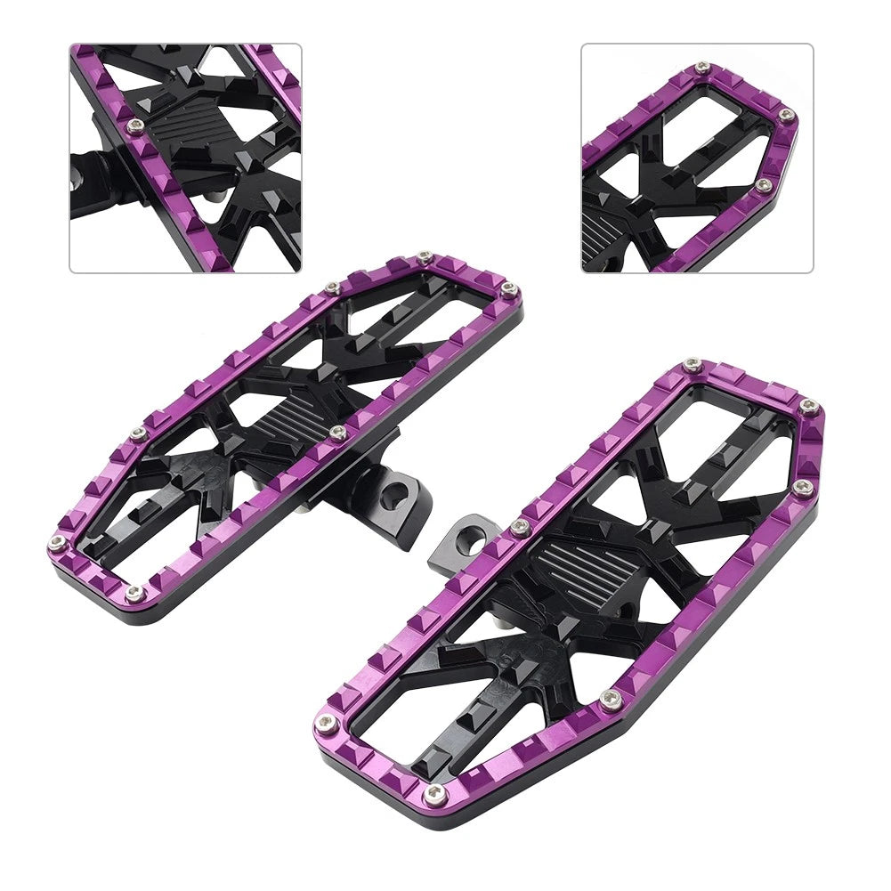 Set of 2 Passenger Footrest Rear Foot Pegs for Harley Nightster RH975 (2022–2023)