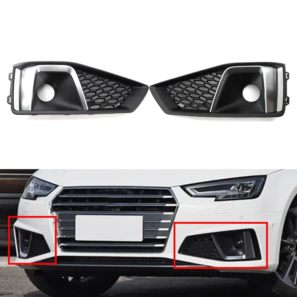 Front Bumper Fake ACC Probe Cover for Audi A3 A4 S4 A5 S5 RS5 (2013–2020)