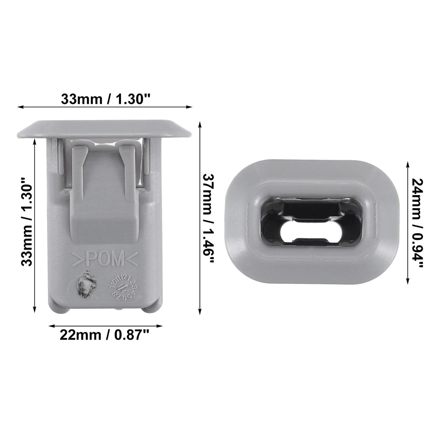2 x Rear Seat Cushion Pad Clips for Mercedes-Benz A220 (2019-2021)