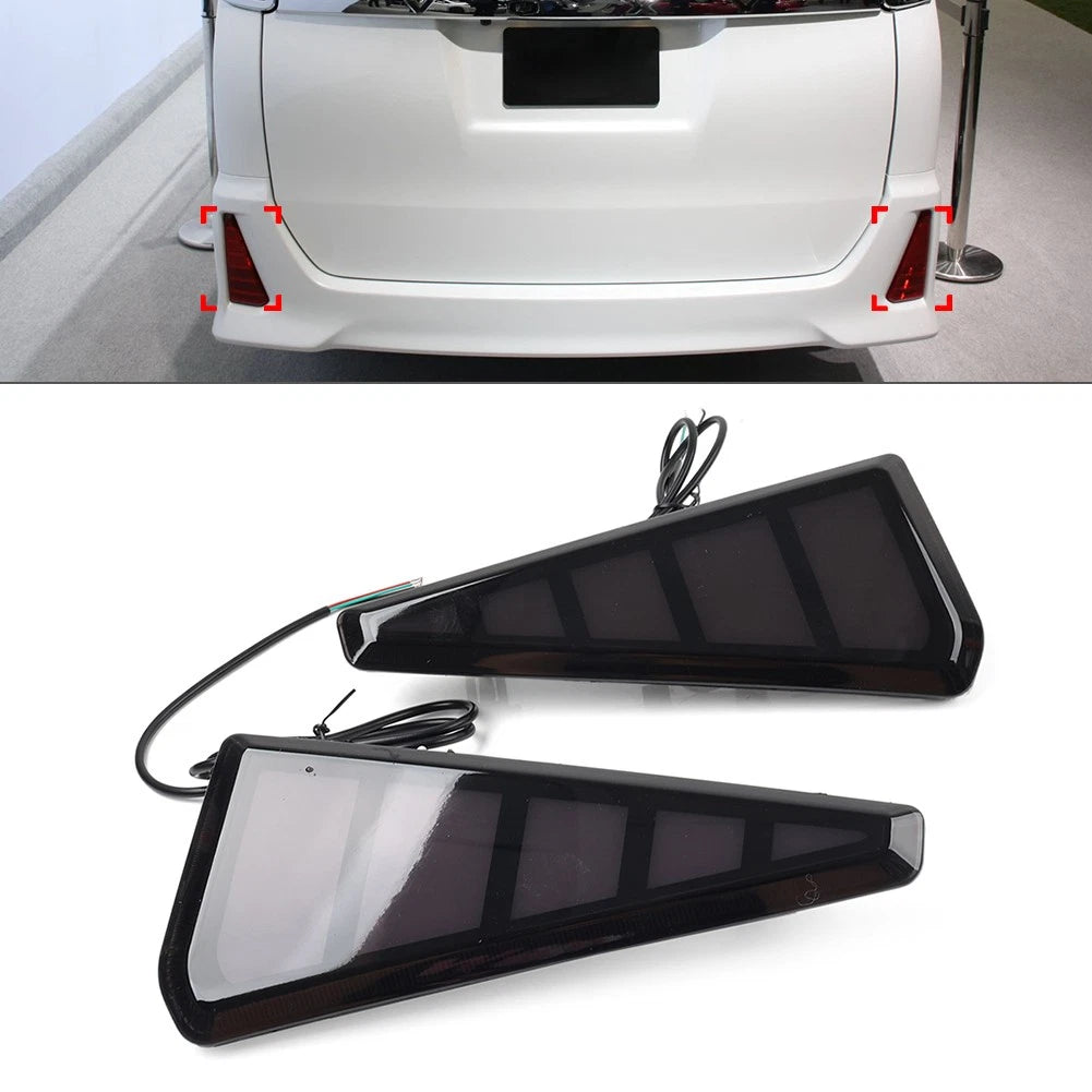 2X Rear Bumper Brake Turn Signal Light for Toyota Noah Voxy (2014–2020)
