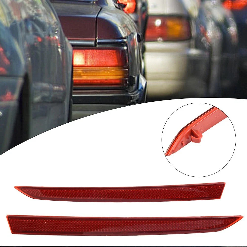 Pair / 2 x / Rear Bumper Reflector-Lamp for BMW 3-Series (2012–2017)
