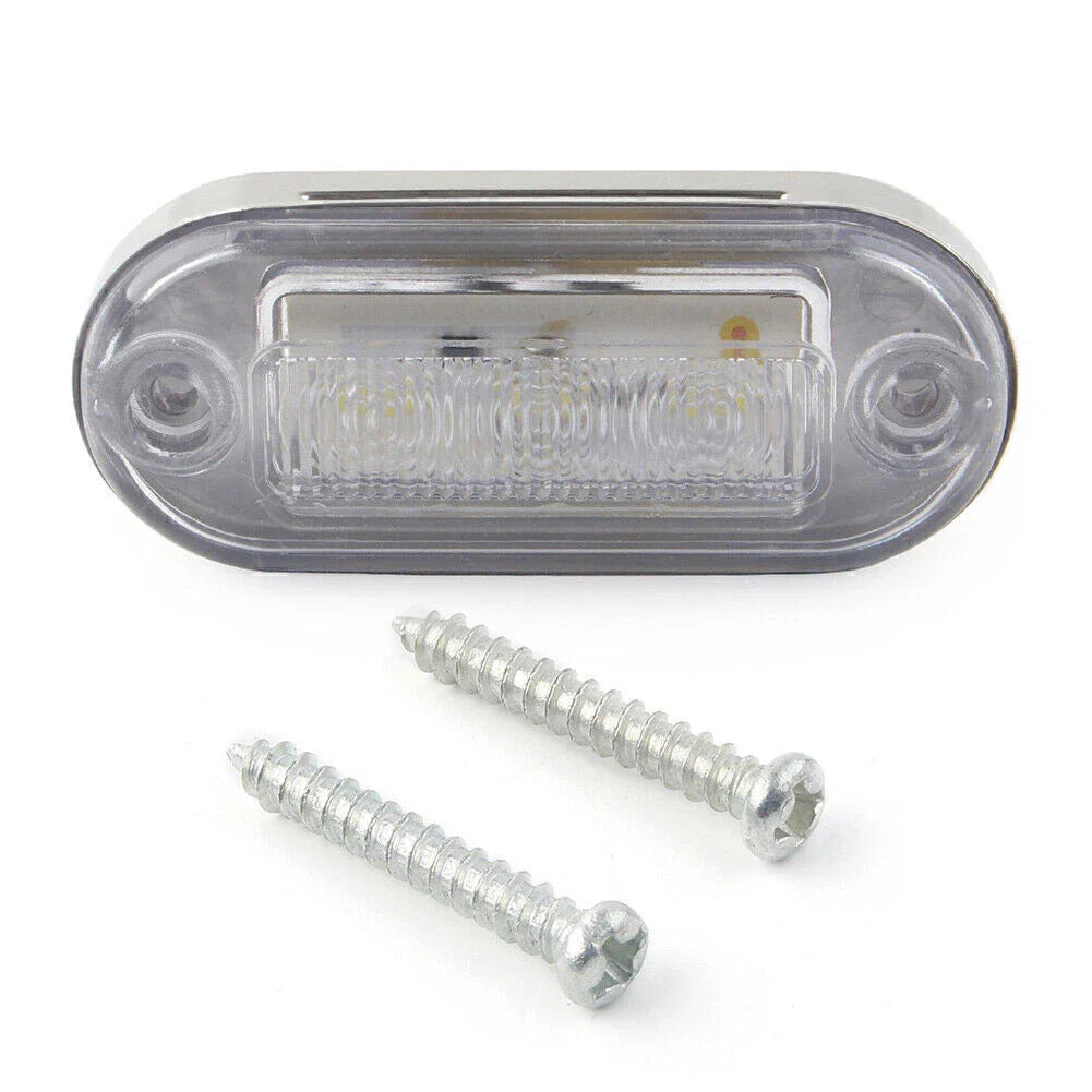 12V 3 SMD LED Signal Light Lamp Blue Indicator for Truck Trailer RV Boat