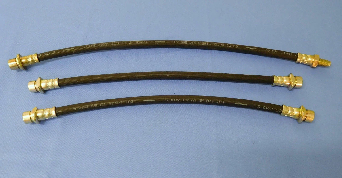2 x 2 Inch Extended Brake Hoses for Non ABS Hilux GGN25R 4WD (2005)