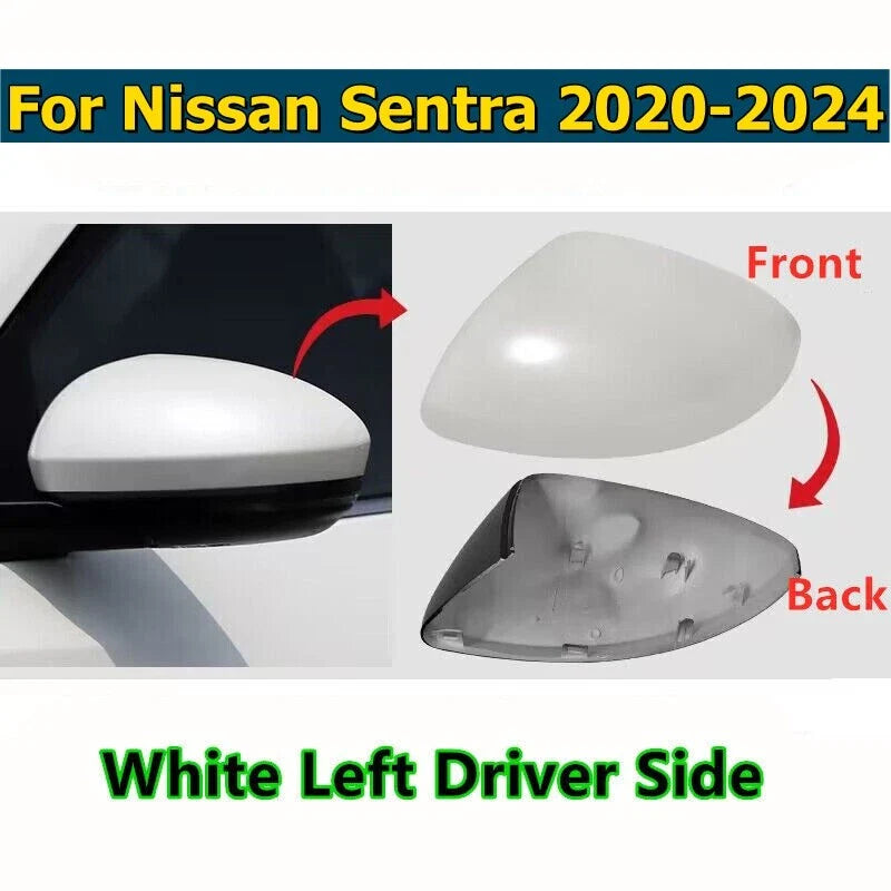Left Driver Side / Cap Side Mirror Cover / for Nissan Sentra (2020–2024)