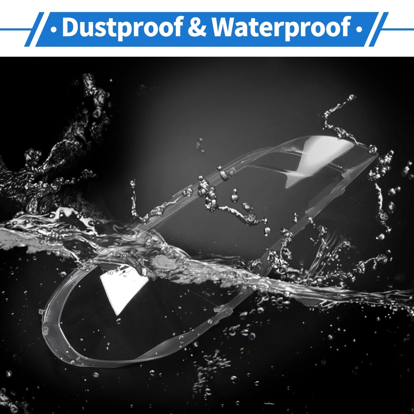 1 Pc Car Front Right Headlight Lens Cover for BMW X5/E70 (2008-2013) PC Clear