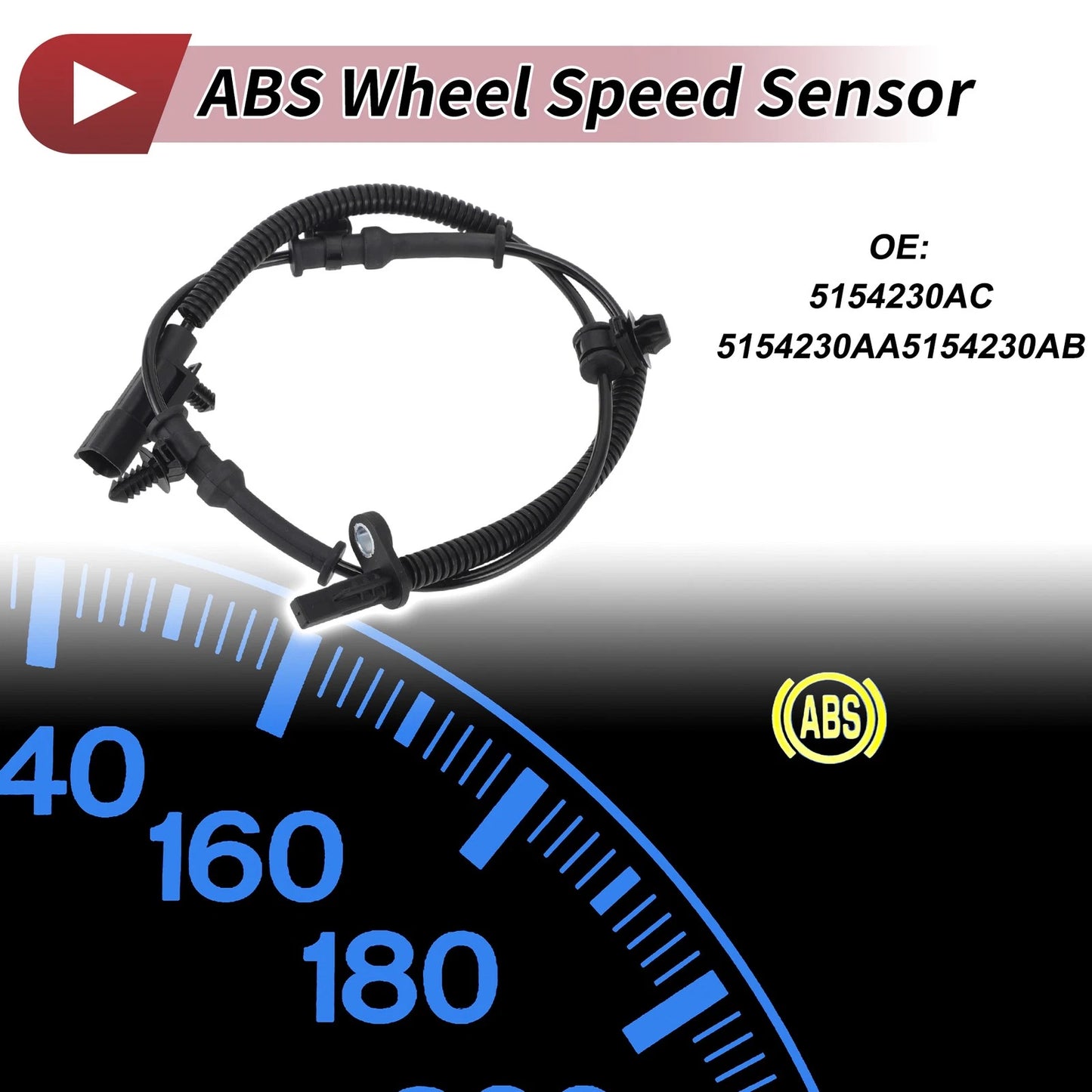ABS Wheel Speed Sensor No. 5154230AC for Jeep Grand Cherokee