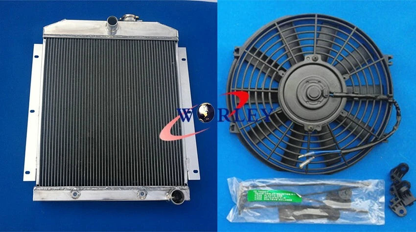 3-Row Radiator with Fan for Chevy C/K 3000 Series (1947–1954)