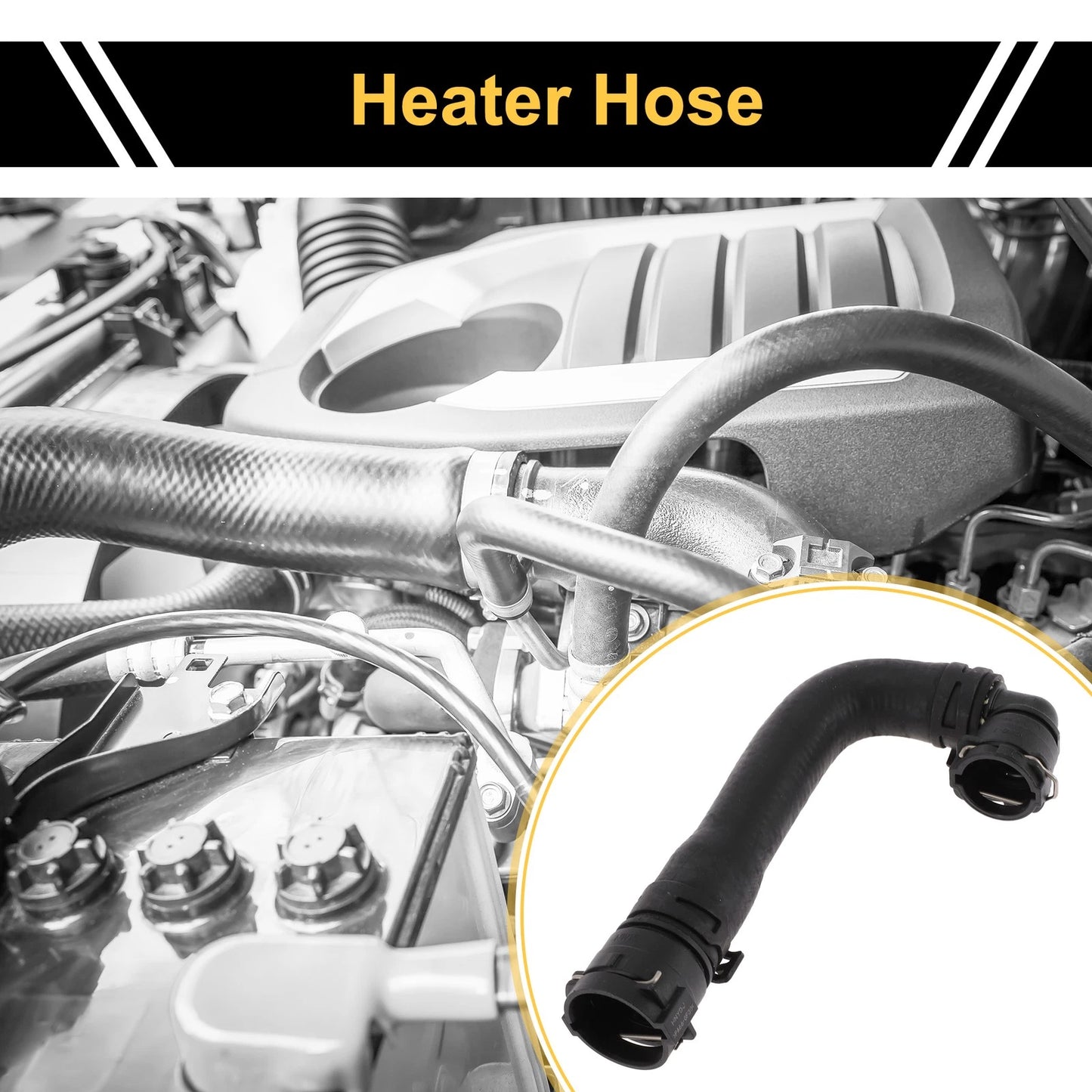 Heater Hose for Land Rover Range Rover 5.0L (2010–2012) No.LR010891 Rubber