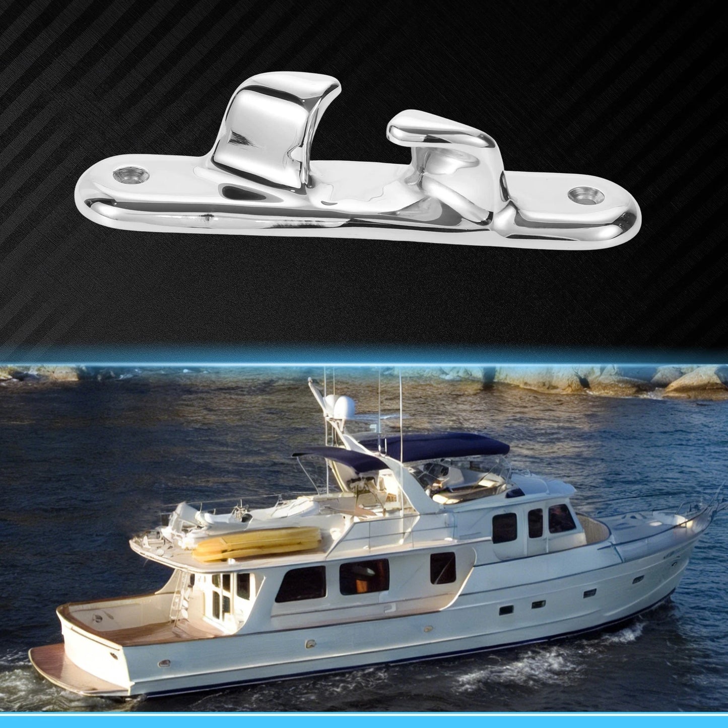 Boat Bow Chock Marine 316 Stainless Steel Right Side 155 mm for Boats