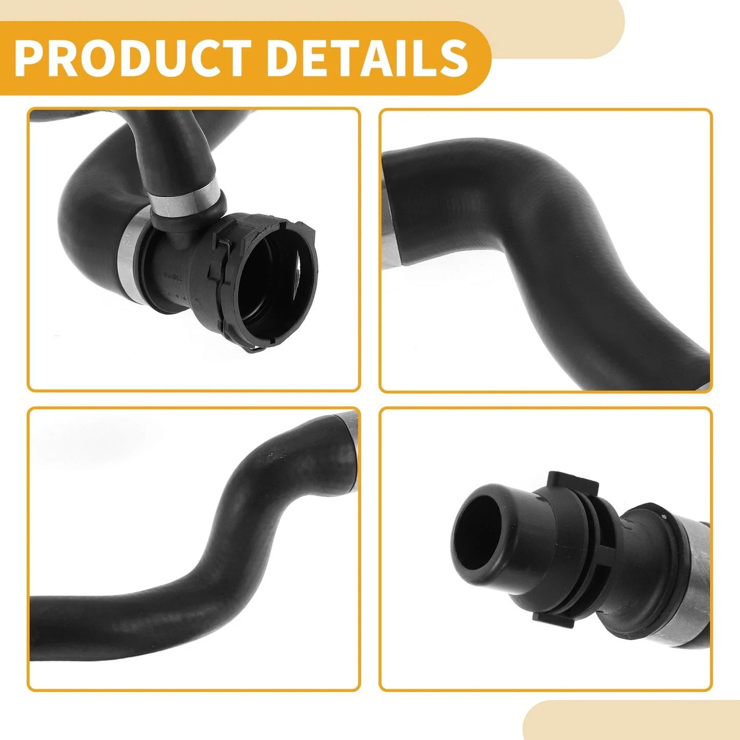 Radiator Coolant Hose BMW 528i xDrive (2009-2010) BMW 530i (2006-2007)