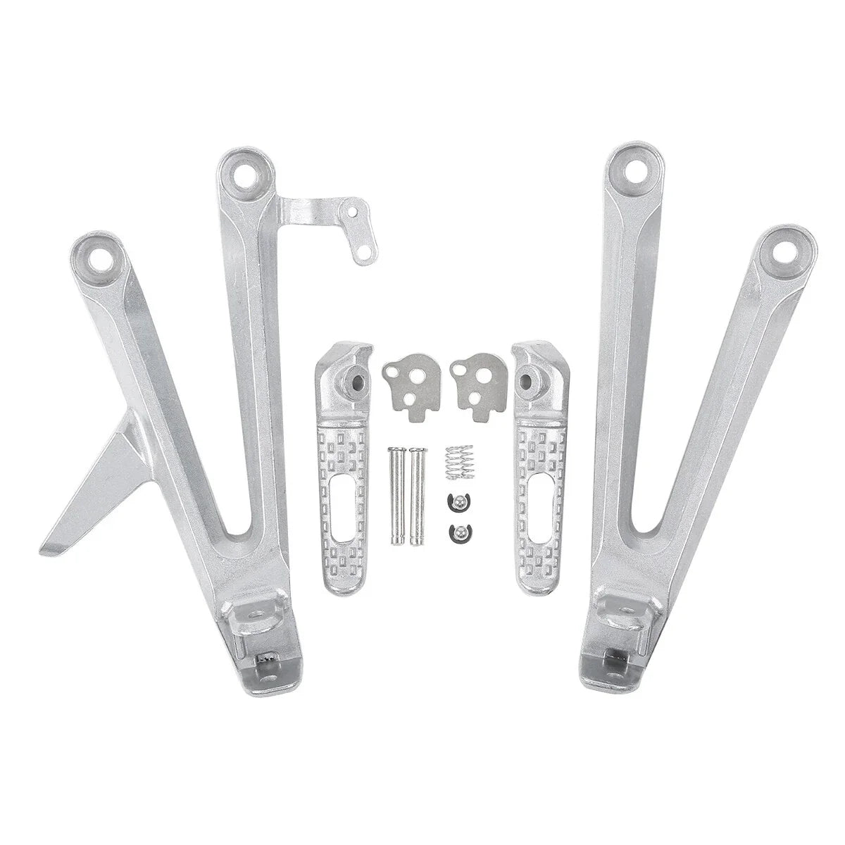 3 x Footrests Footpegs Bracket Set for Honda CBR1000RR (2004 - 2007)