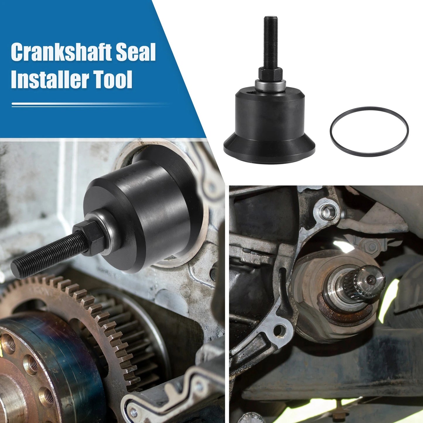 Set of 1 Crankshaft Seal Installer Tool for Ford Super Duty (6.7L)