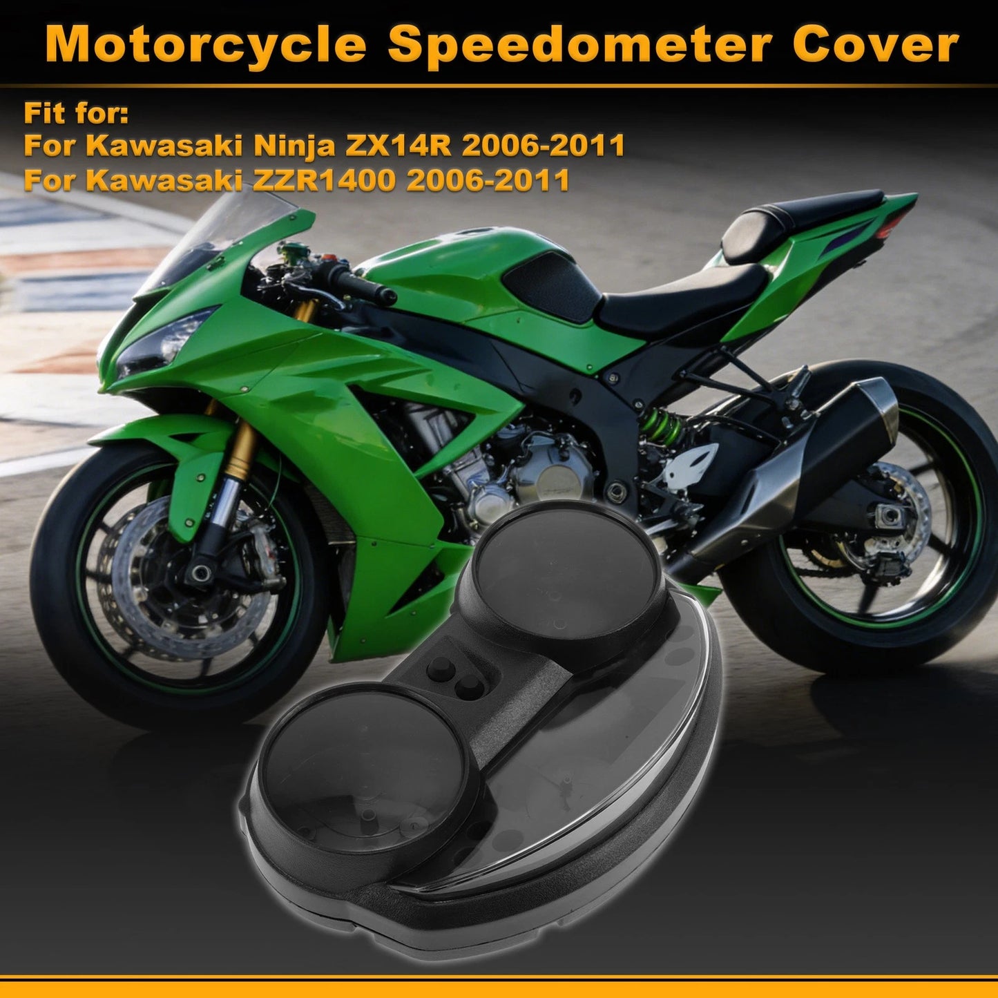 Speedometer Gauge Cover for Kawasaki Ninja ZX14R (2006–2011)