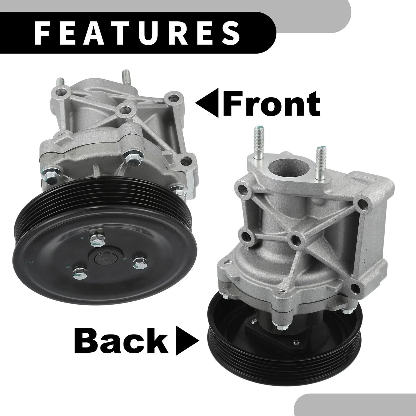 Water Pump with Gasket Kit for Hyundai Santa Fe (2010-2012)