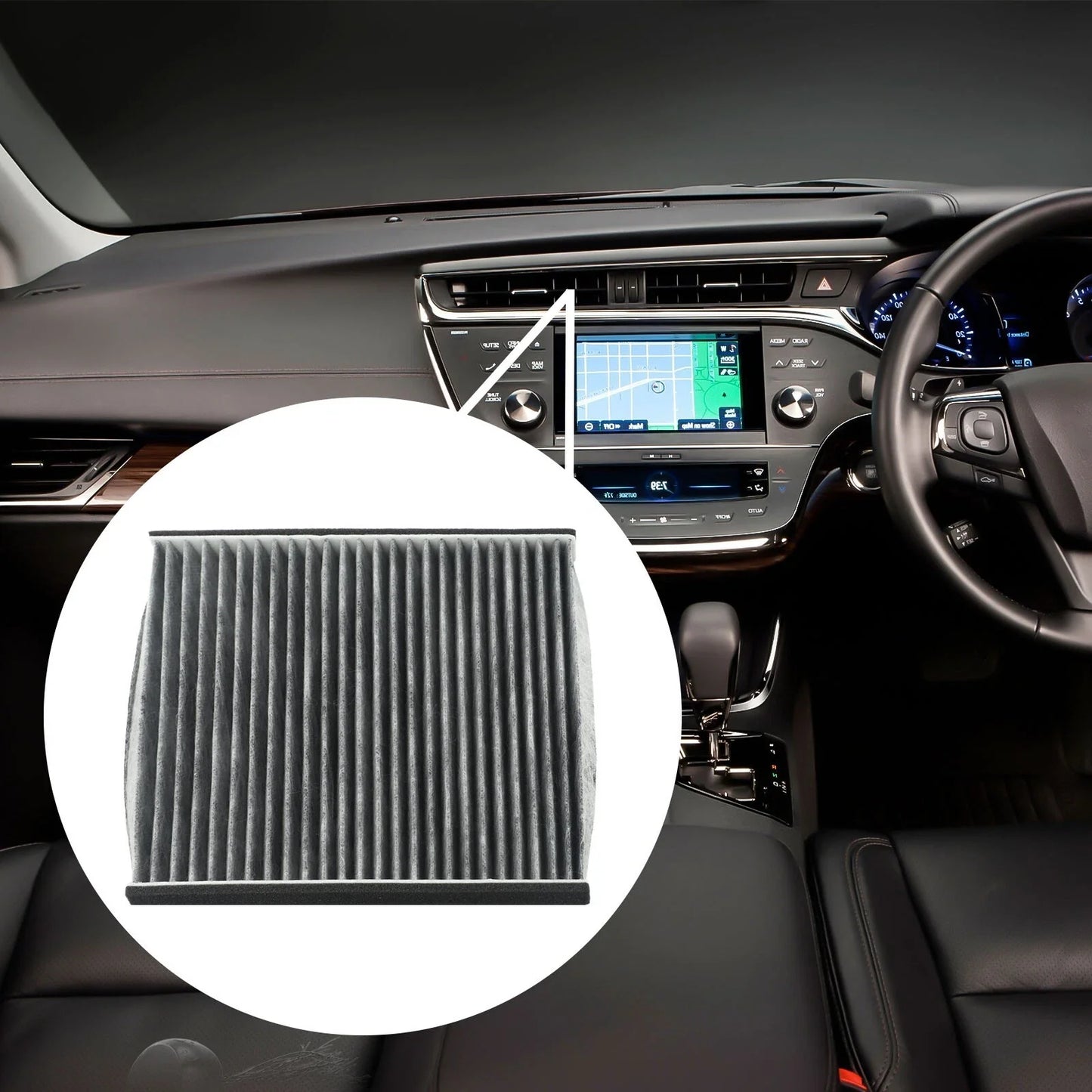 Non Woven Interior Air Ventilation Filters for Toyota Solara (2004–2008)