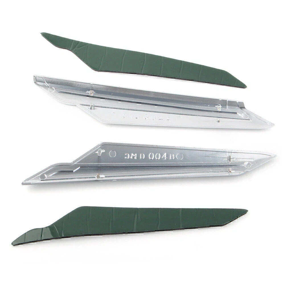 Matte Chrome Rear Mirror Trim Cover for Honda Goldwing GL1800 GL1833 (2018-2020)