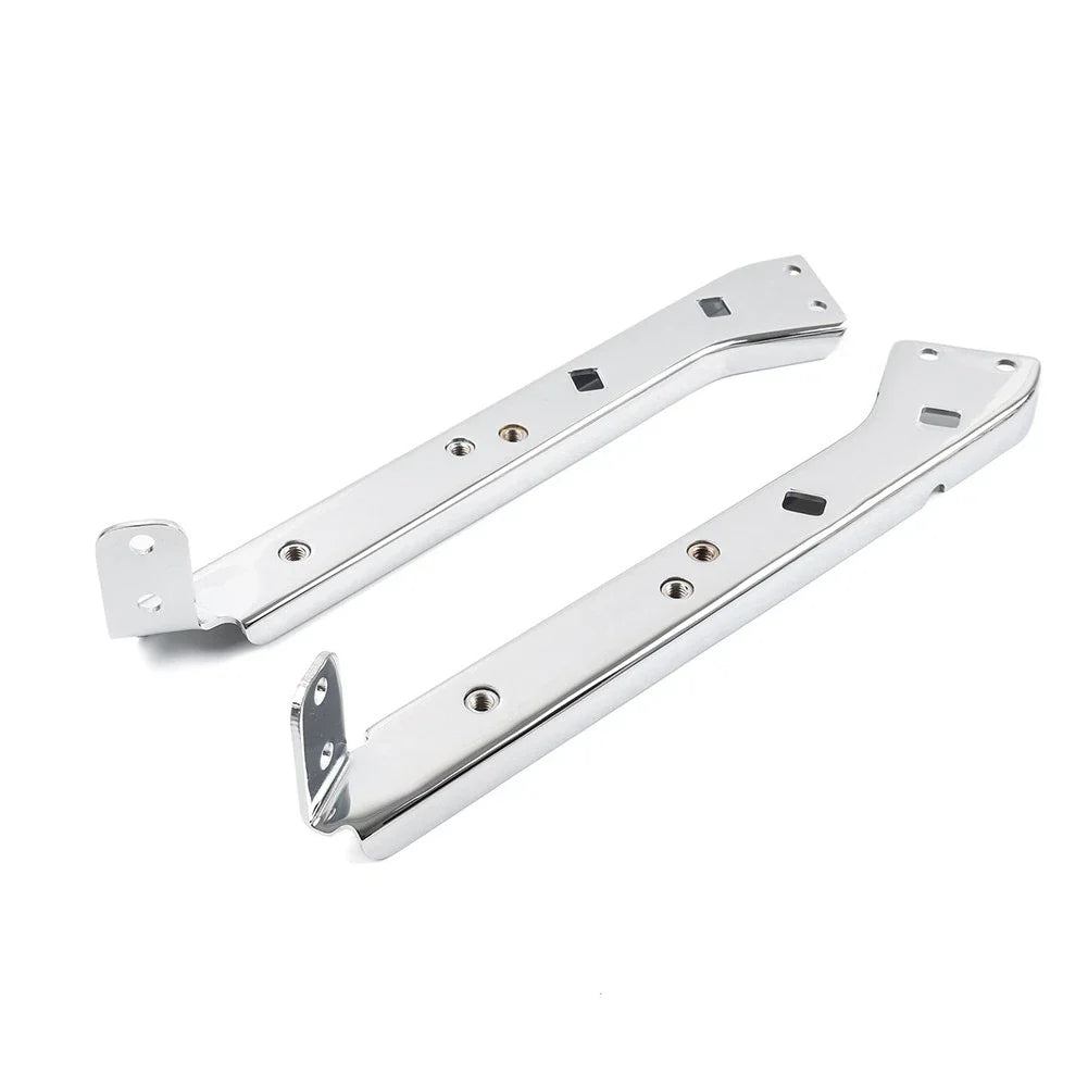 Saddlebag Rail Support Brackets for Harley Touring 1985-2008 Chrome