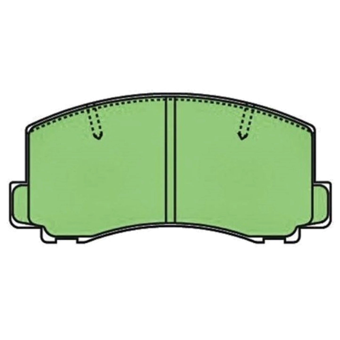 Front Disc Brake Pad Set for Holden Astra (1984–1987)