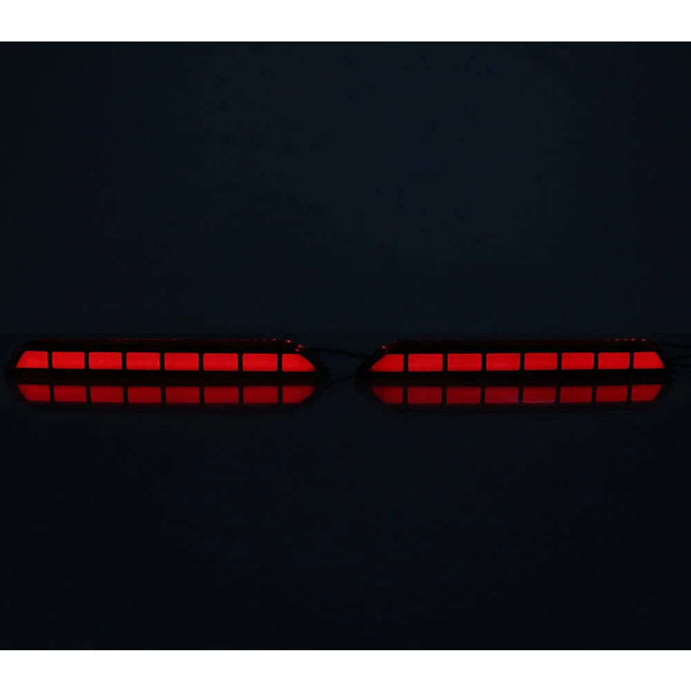 Red LED Bumper Reflector Fog Brake Light for Ford Explorer (2020–2024)
