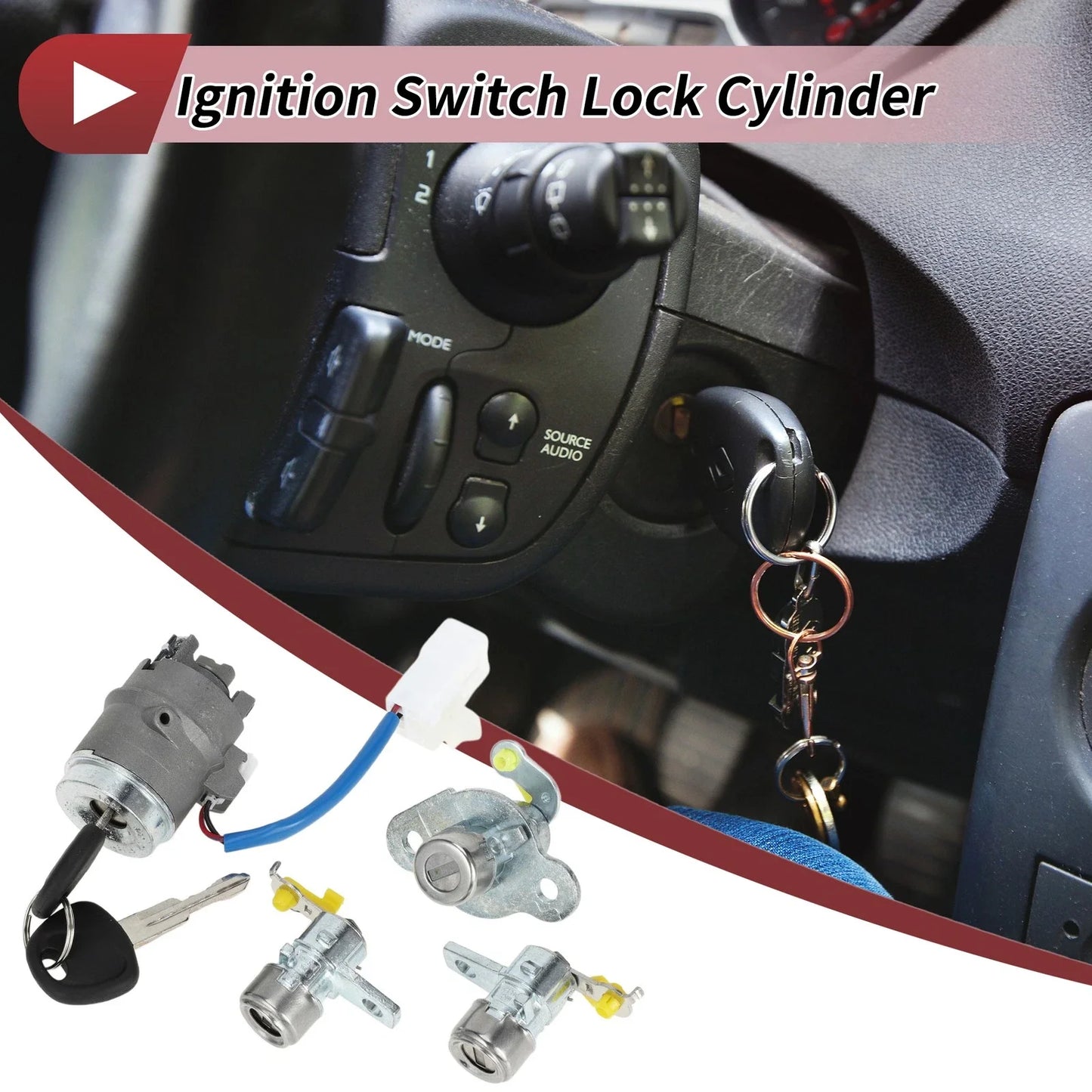 Ignition Lock Cylinder for Hyundai Accent (2010-2017)