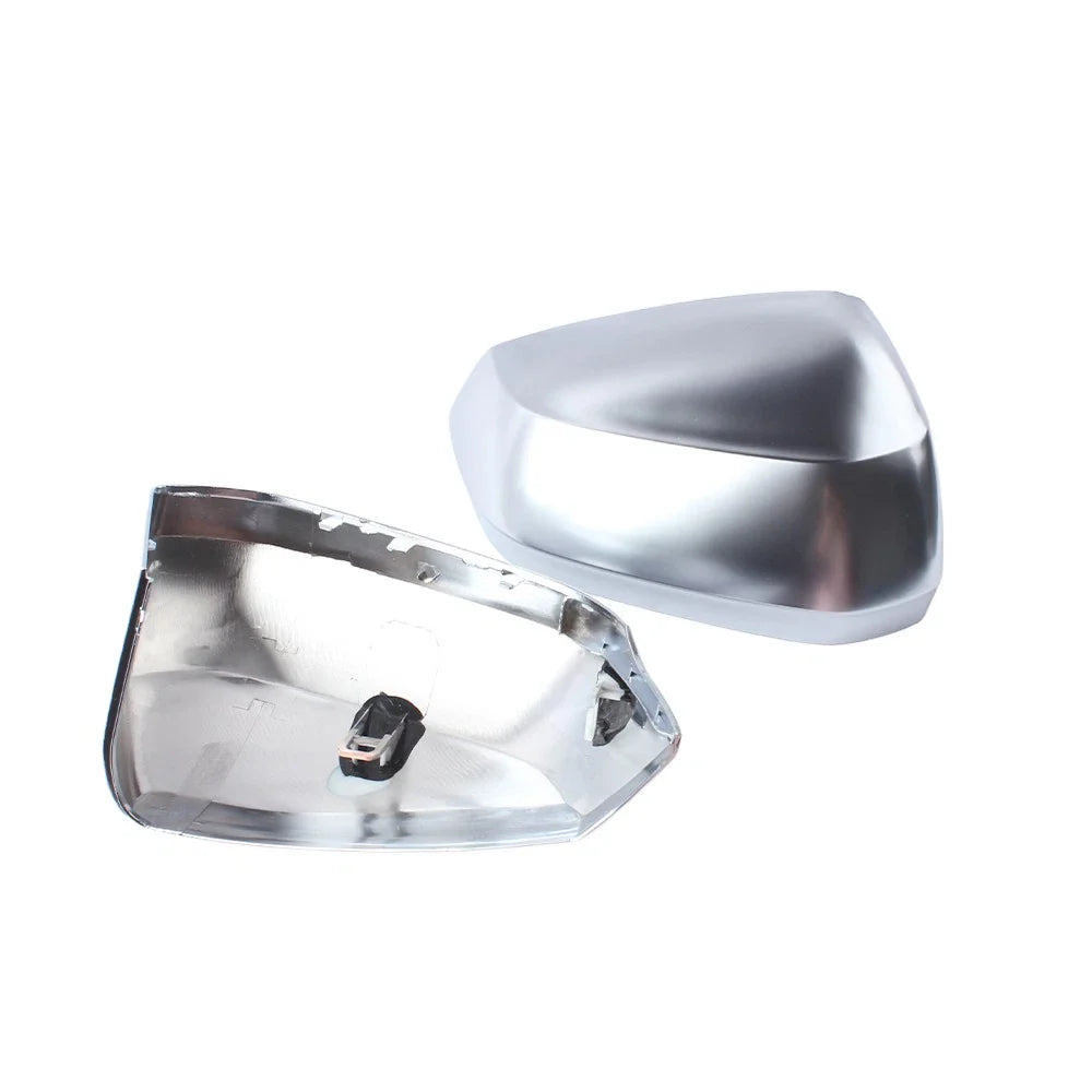 Pair Replacement Chrome Side Mirror Cap Covers for Audi Q2 (2019–2025)