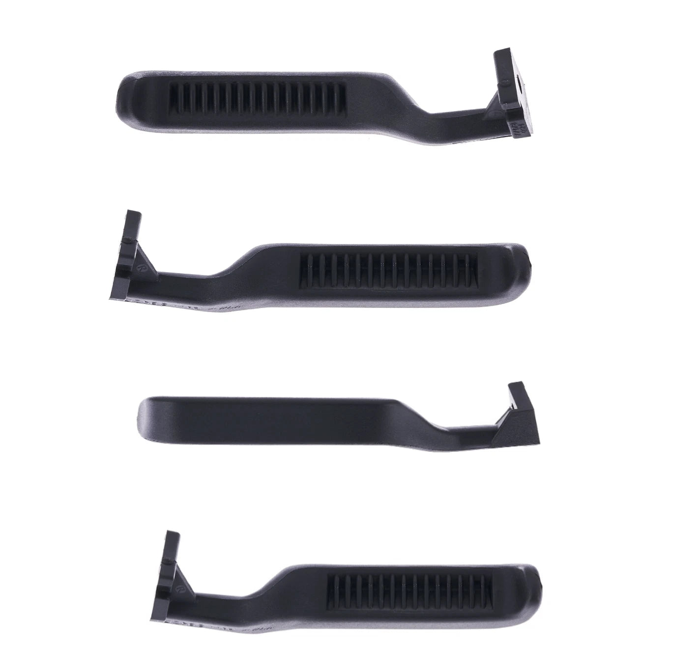 Set of 4 Textured Black Inner Door Handles for Ford Bronco F100/F150/F250/F350 (1987–1997)