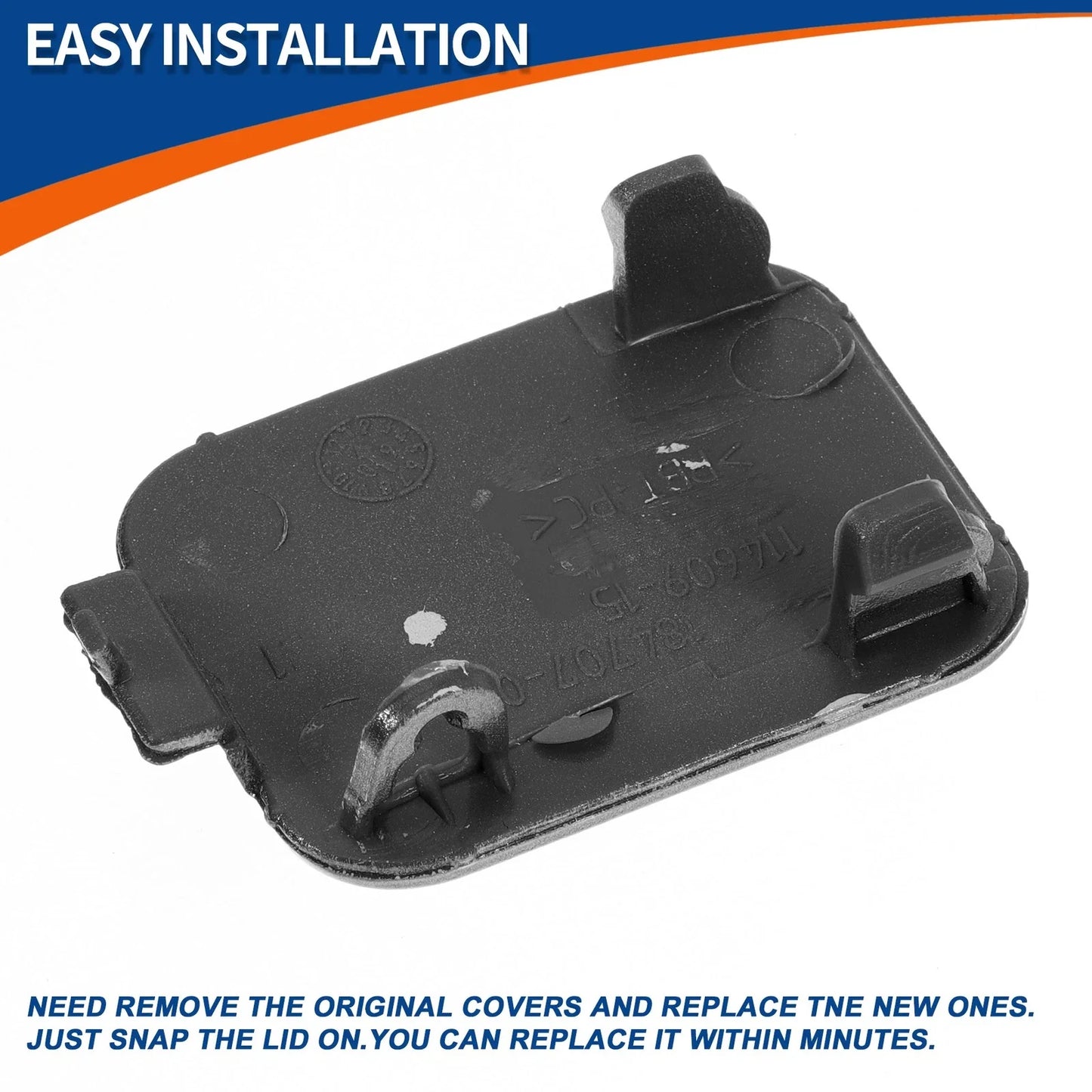 Tow Hook Cover for BMW 528i 535i Gray (2008-2010)