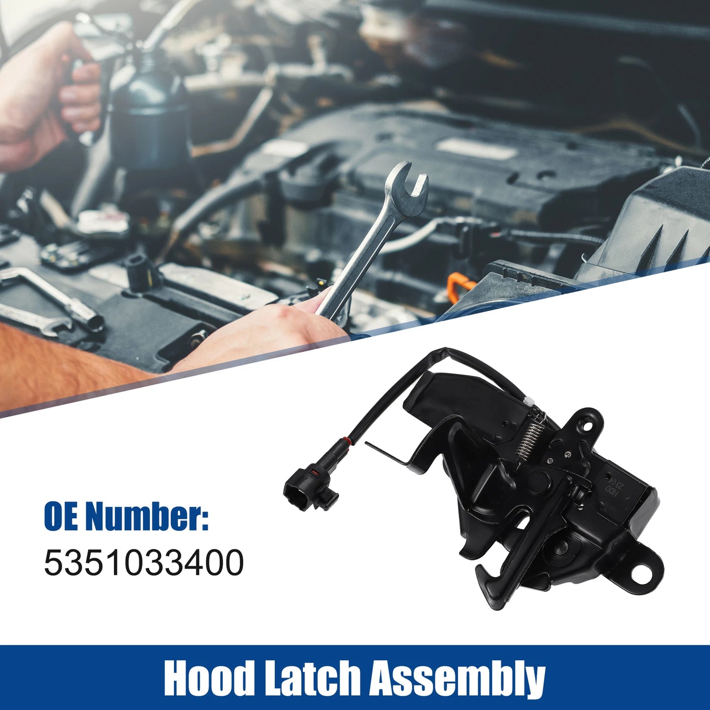 Hood Latch Assembly for Lexus ES350 (2013–2018) No. 53510-33400