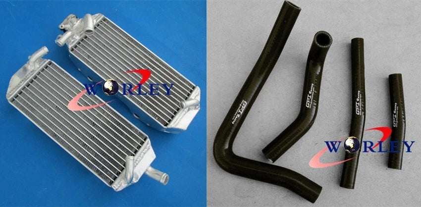 Aluminum Radiator with Black Hose for Suzuki RM 250 (1996–1998)