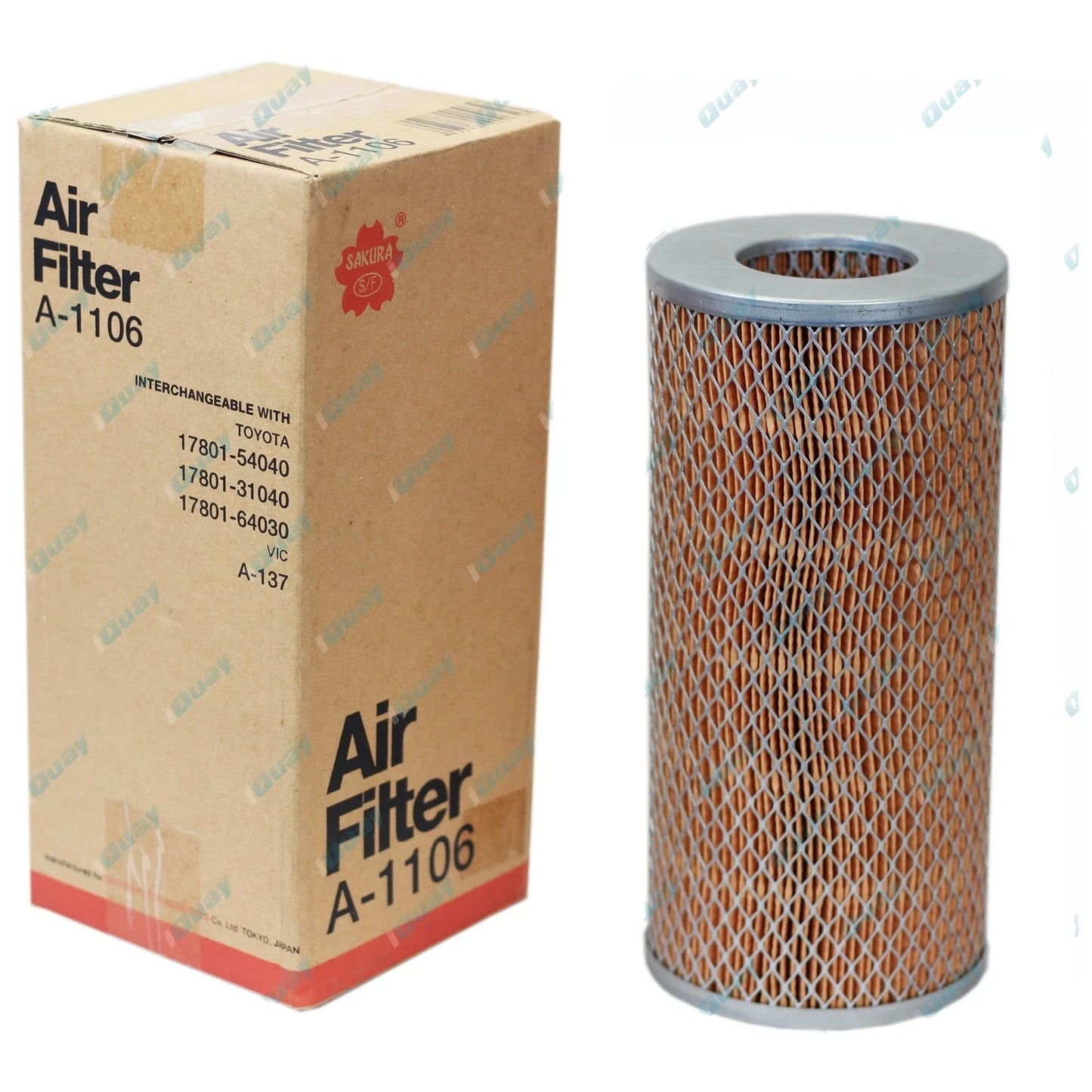 Air Filter Cleaner for Toyota Hiace LH20 4cy L 2.2L Engine 1980~1982