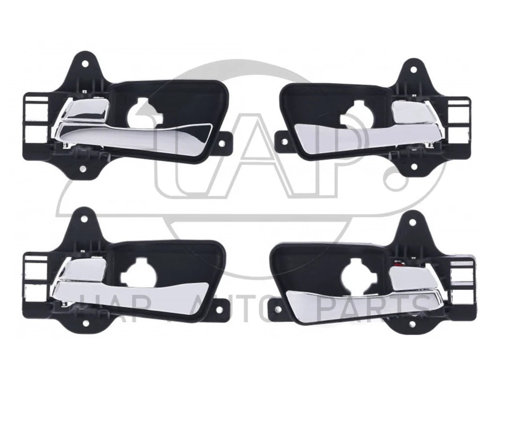 Set of 4 Chrome Inner Door Handles for Hyundai i30 (2007–2012)