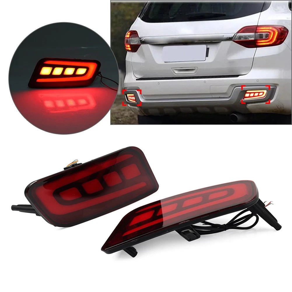 Rear Bumper Fog Light for Ford Everest (2022–2023) - Smoke Lens