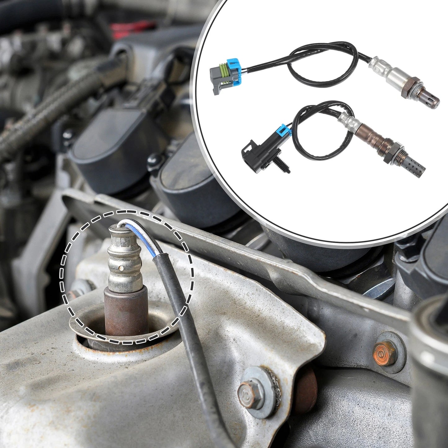 Oxygen Sensor for Chevy Malibu (2008–2010) Upstream Downstream Air Fuel Ratio