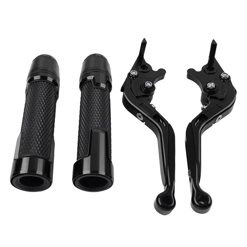 Folding Extendable Brake Clutch Levers & Handlebar Grips for BMW R1200GS (2004-2012)