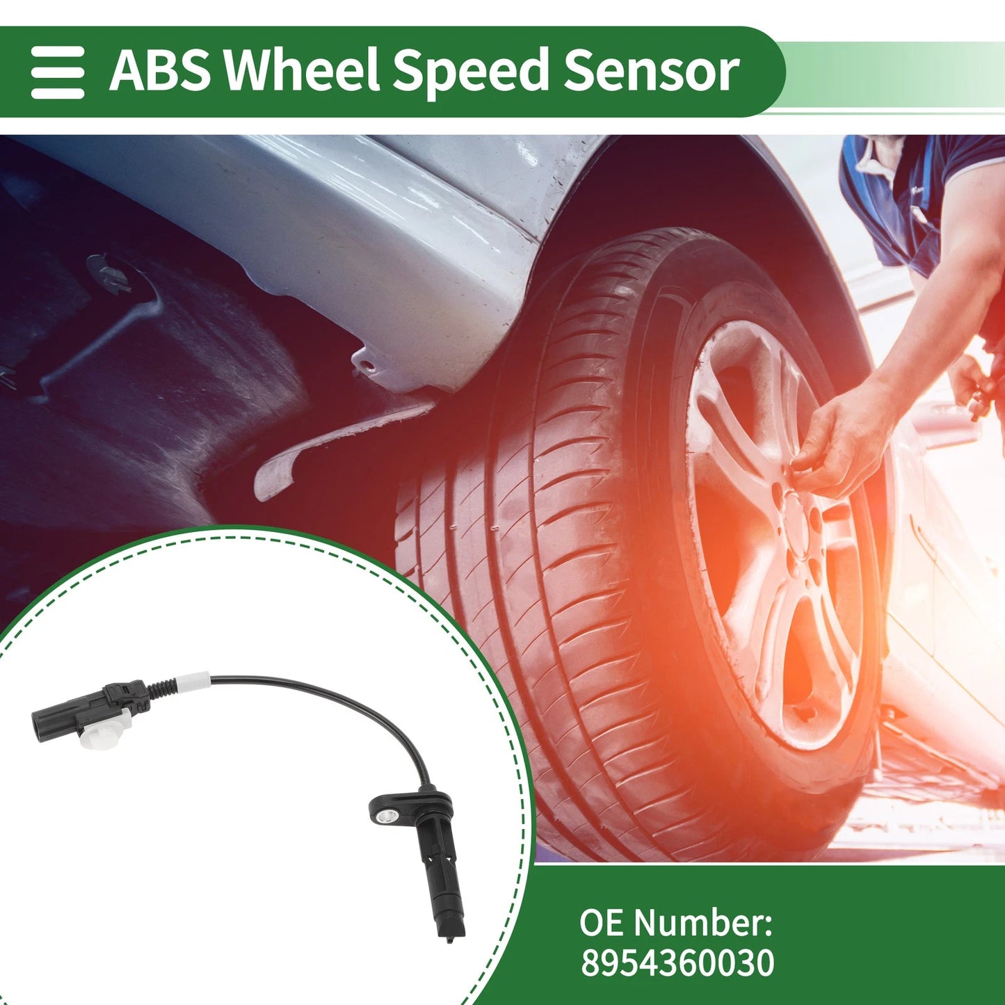 ABS Wheel Speed Sensor No. 8954360030 for Toyota Land Cruiser (2007)